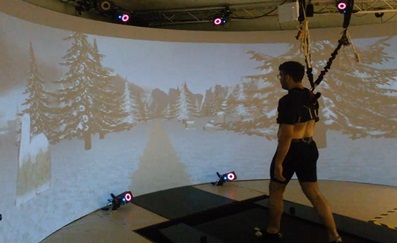 Self-paced treadmill-based virtual reality walking with Motek GRAIL