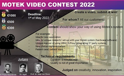 Motek video contest 2022: create a customer video, submit and win