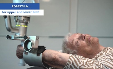 Say hello to ROBERT®, the upper and lower limb early rehabilitation robot